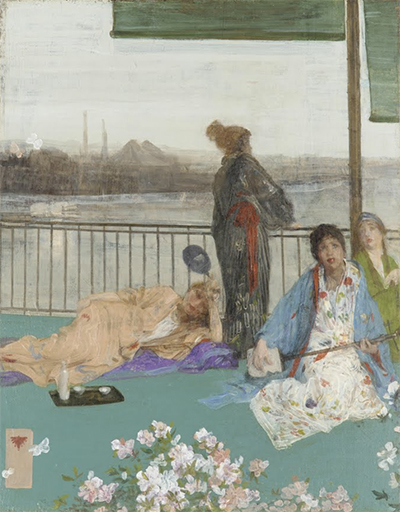 Variations in Flesh Colour and Green - The Balcony James Whistler